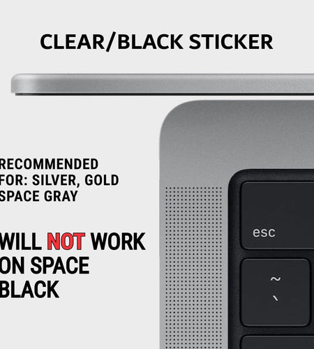 Mac OS (Monterey/Big Sur/Catalina/Mojave) Keyboard Shortcuts, M1+Intel, Clear Vinyl Sticker, Compatible with 13-16-Inch Macbook Air/Pro