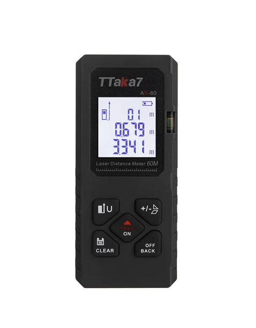 Load image into Gallery viewer, Smartmeasure 40M/60M Mini Laser Distance Meter – USB Rechargeable Handheld Rangefinder for Accurate Measurements
