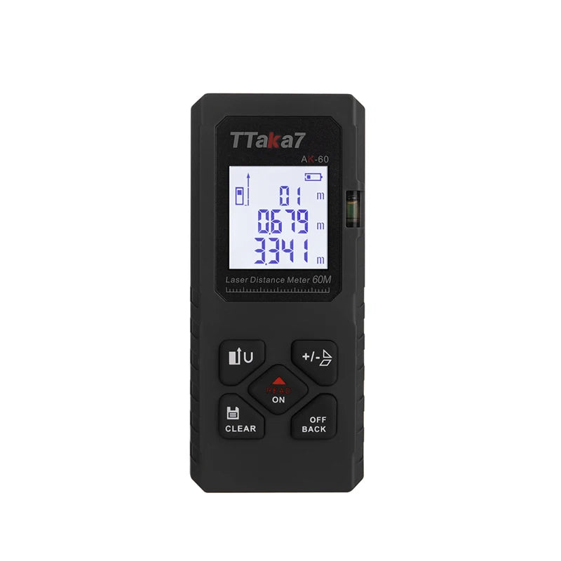 Smartmeasure 40M/60M Mini Laser Distance Meter – USB Rechargeable Handheld Rangefinder for Accurate Measurements