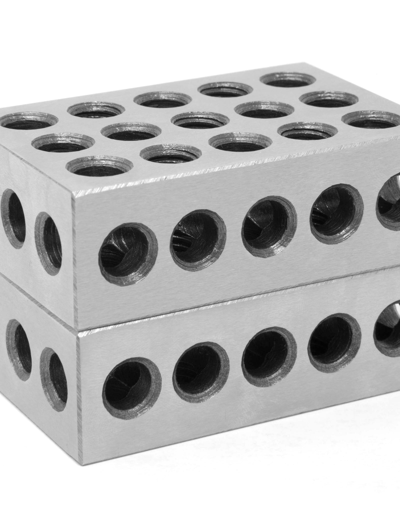 25 X 50 X 75 Mm Steel-Hardened Metric Precision 123 Blocks, Two Pack