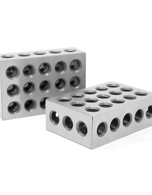 Load image into Gallery viewer, 25 X 50 X 75 Mm Steel-Hardened Metric Precision 123 Blocks, Two Pack
