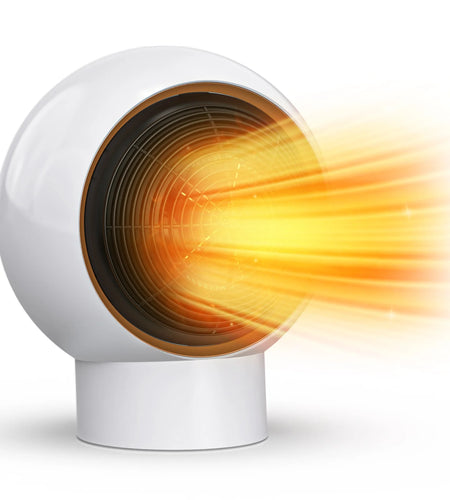 Portable Heater, Space Heaters for Indoor Use, Electric Heater Safe Quiet Ceramic Heater, Small Space Heater for Office, Room Heater, Desk Heater