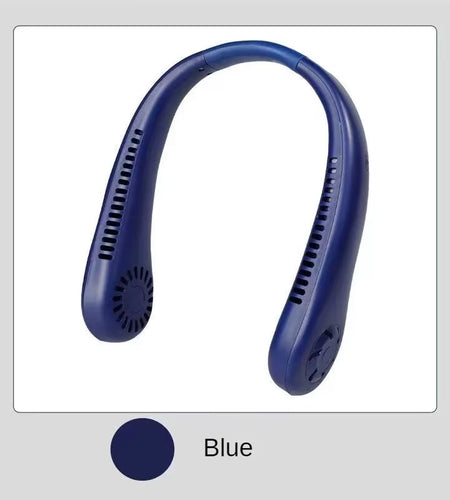 Breezeloop Pro – Bladeless Rechargeable Neck Fan with 3-Speed Cooling for Summer Comfort