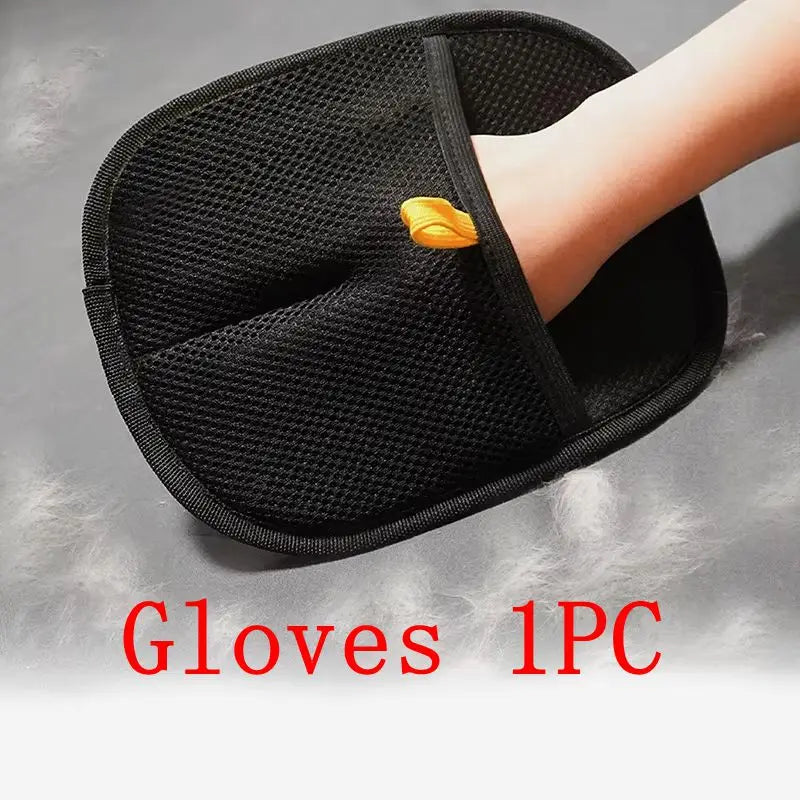 Furgone Duo Gloves – Double-Sided Electrostatic Pet Hair Removal & Grooming Gloves
