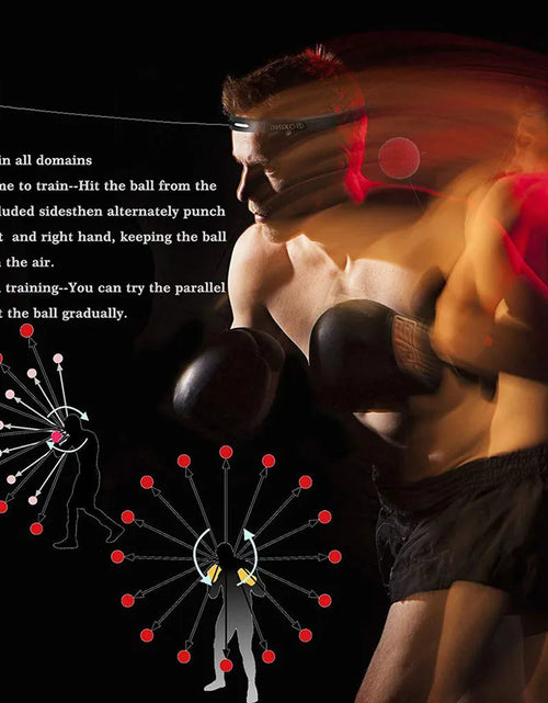 Load image into Gallery viewer, Boxing Magic Ball Reflex Speed Training with Headband Boxing Punching Balls Hand Eye Coordination Fitness Martial Arts Supplies
