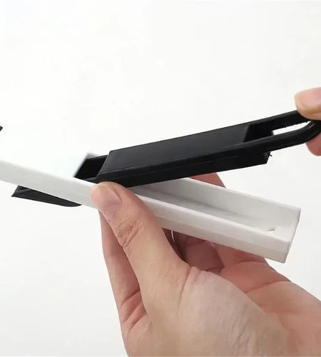 Cleansweep Polished Window Track & Keyboard Brush – Nook & Cranny Dust Shovel for Effortless Cleaning