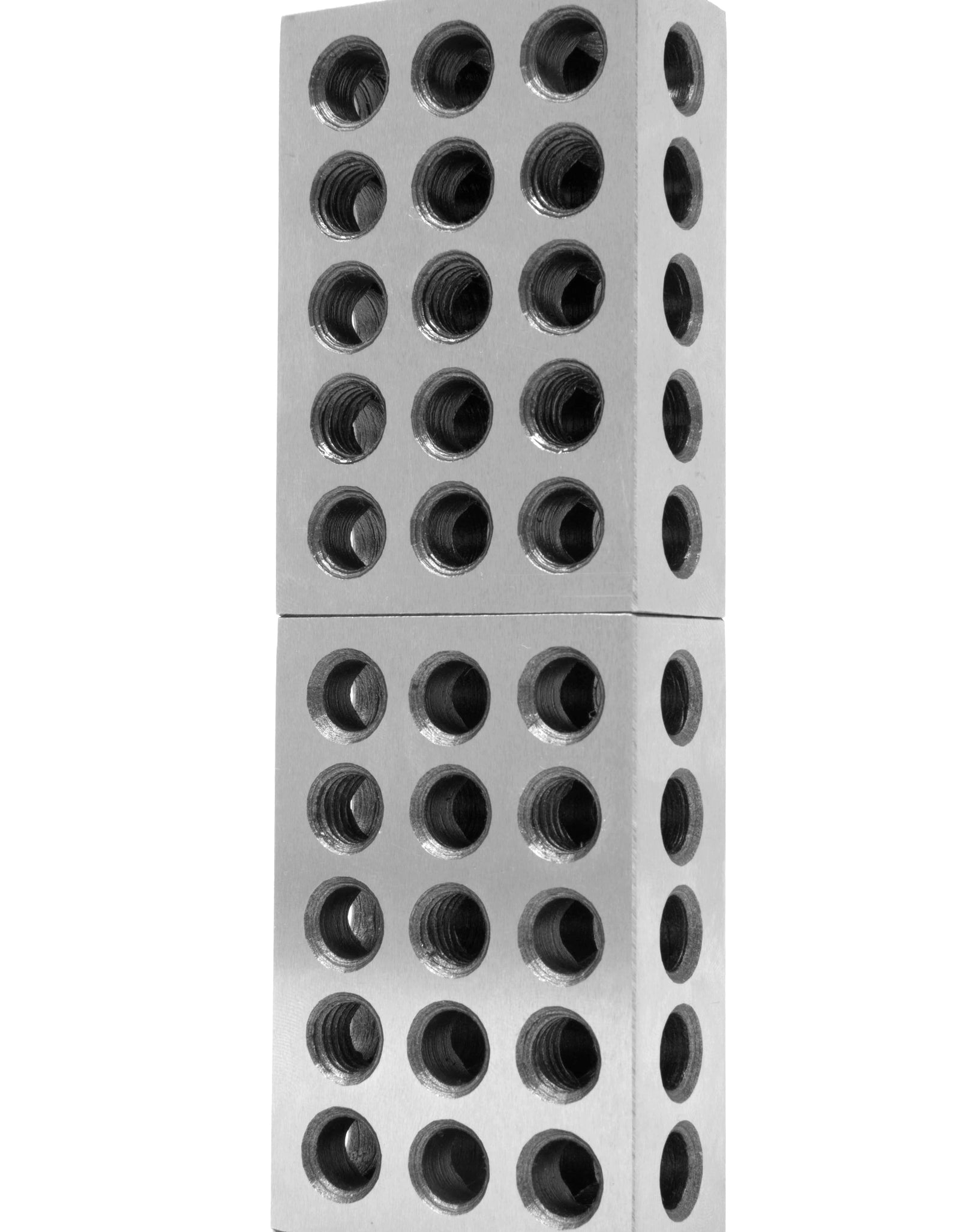 25 X 50 X 75 Mm Steel-Hardened Metric Precision 123 Blocks, Two Pack