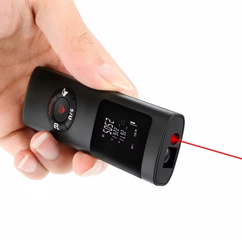 Smartmeasure 40M/60M Mini Laser Distance Meter – USB Rechargeable Handheld Rangefinder for Accurate Measurements