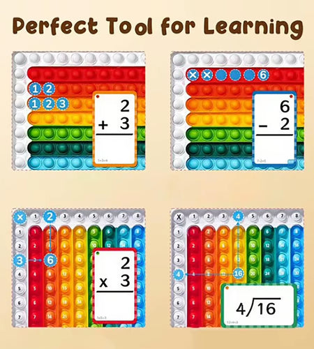 Mathmaster™ Fidget Flash Cards – Learn Fast, Focus More, Master Math with Fun!